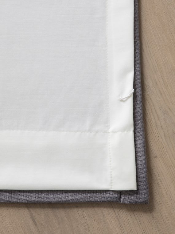 French Pleat Pinch Ready Made Curtains in Self lined 100% blockout Dove