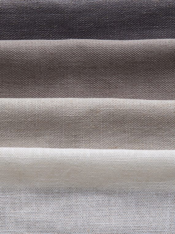 French Pleat Pinch Ready Made Curtains in Cotton lined linen Khaki